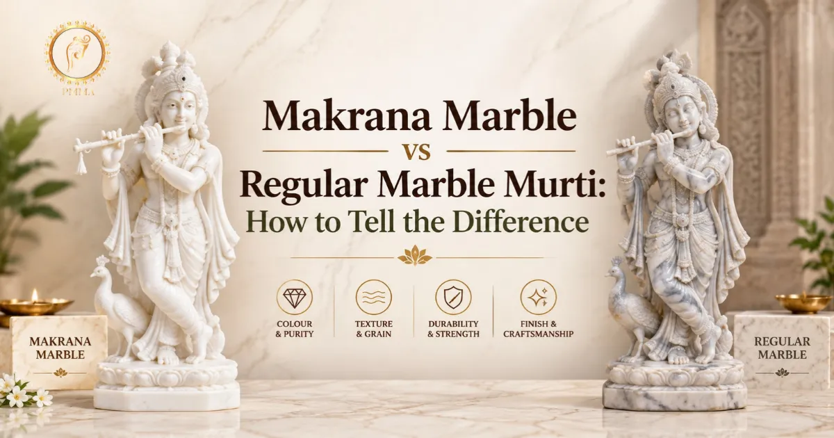 Makrana Marble vs Regular Marble Murti: How to Spot the Real Thing
