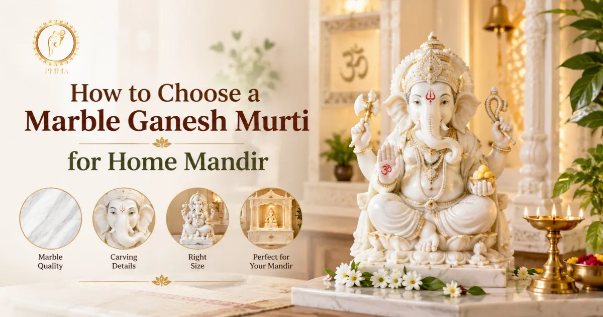 How to Choose a Marble Ganesh Murti for Home Mandir