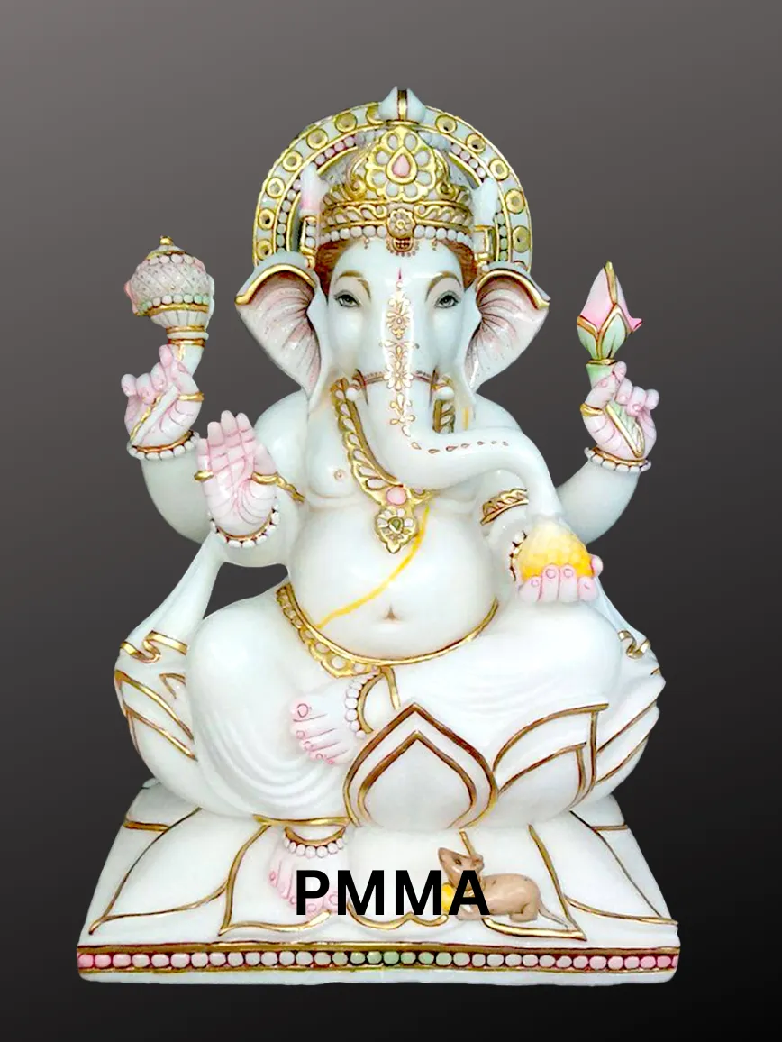 Ganpati Marble Moorti