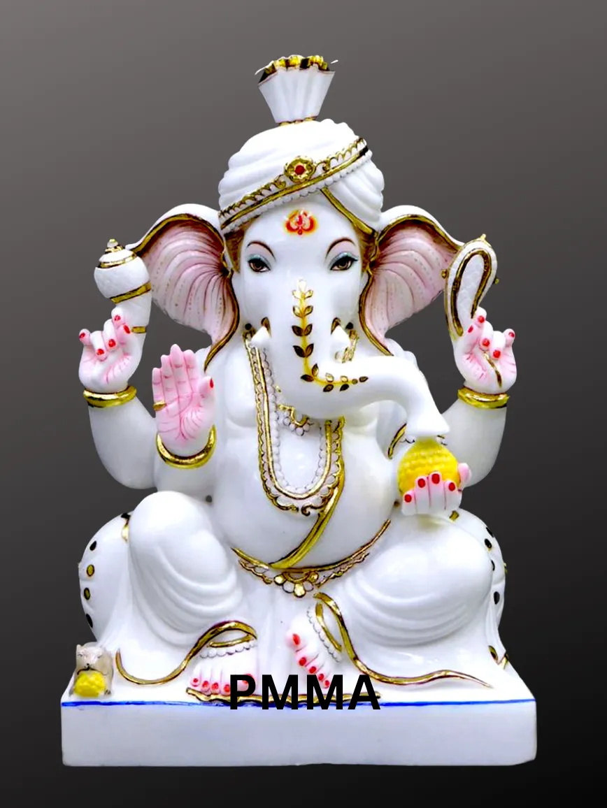 Ganpati Marble Idol