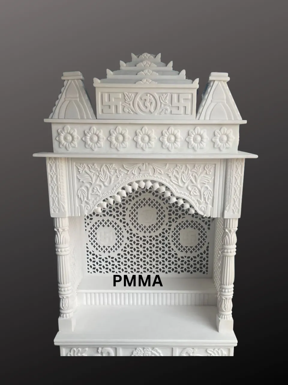 Small Marble Temple for Flats – Compact Handcrafted Pooja Mandir