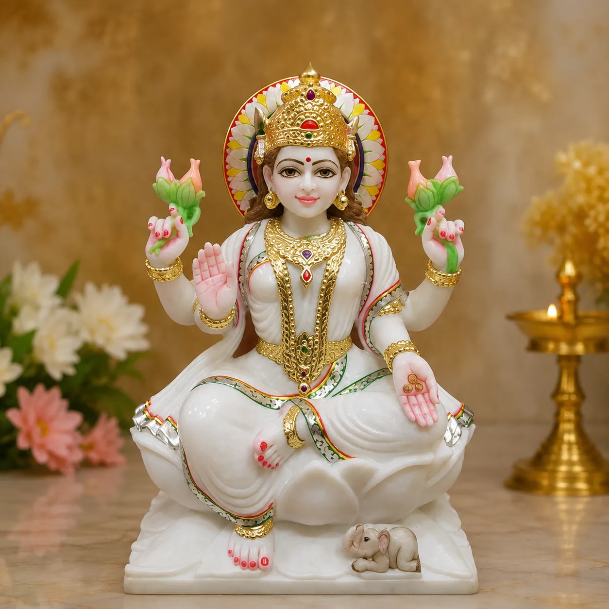 Marble Laxmi Statue